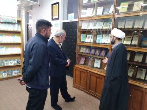 بازدید رئیس مرکز تولید محتوای مدرسه عالی حکمرانی شهید بهشتی از پژوهشکده فرهنگ و معارف قرآن کریم